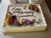 Party guests enjoyed a beautiful birthday cake during Lil LaPalio's party.