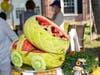 A hand-carved fruit sculpture greeted guests at the refreshment table. The sculpture was designed by Bistro ’33 Chef Oscar Lacson.