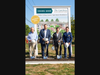 Participating in the ceremony (l to r) were KBH Board member Doug Cleveland, Willowbrook-Burr Ridge Chamber of Commerce President Kyle Wetzel, Jake Pepper of Pepper Construction, and Andy Beltz, KBH Senior Director of Marketing and External Relations.