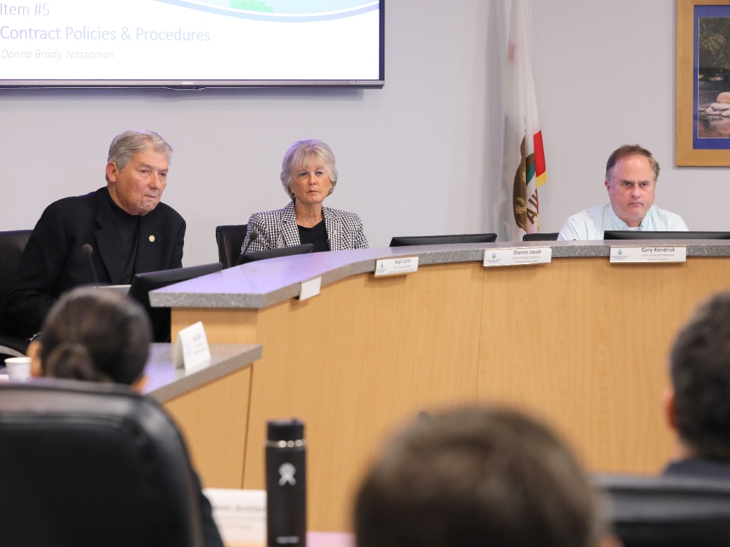 August Caires representing Padre Dam, Supervisor Dianne Jacob representing the County of San Diego and Gary Kendrick representing the City of El Cajon will serve on the JPA Board.