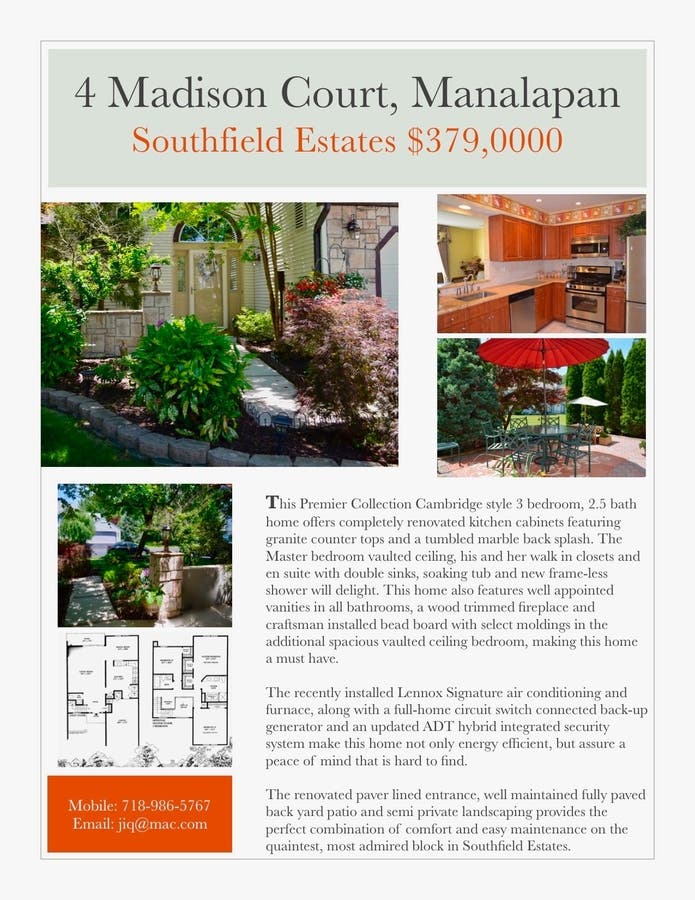 Southfield Estates 3Bds/3Ba Charming Townhome Available FSBO
