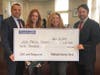 Domenico Ciaccio (RSB), Ciara Jensen and Heidi Haller of Mercy Haven, and Matt Schettino (RSB)