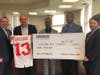 Domenico Ciaccio (RSB), Renzo Devia, Brian Peterkin, Tywan Anthony and Matt Schettino (RSB)
