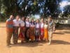 Iona students traveled to Zambia and worked with at-risk girls and the elderly, and visited those living with HIV/AIDS.