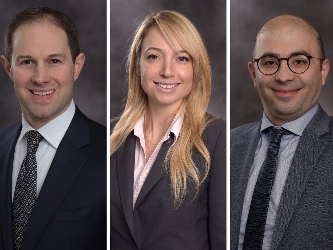 Caption: Ari L. Bunim, MD, Stephanie Kydd Dondero, DO, Mazen Fouany, MD