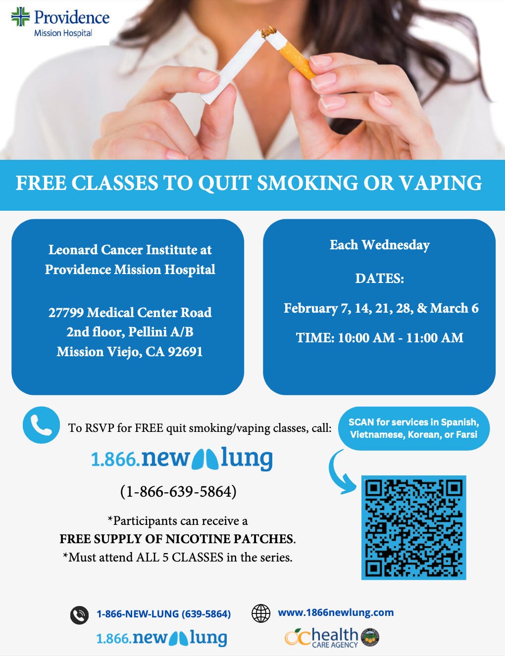 Feb 14 Free Classes to Quit Smoking or Vaping Mission Viejo, CA Patch