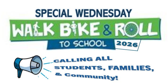 Students Take the Lead for Safety on National Walk, Ride & Roll to School Day!