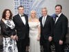 Melanie Furlan, AMITA Health Chief Philanthropy Officer, AMITA Health Gala Co-Chairpersons Jim Wienold, Dina Morris and Dr. Jeffrey Silver, and Keith A. Parrott, AMITA Health President & CEO 