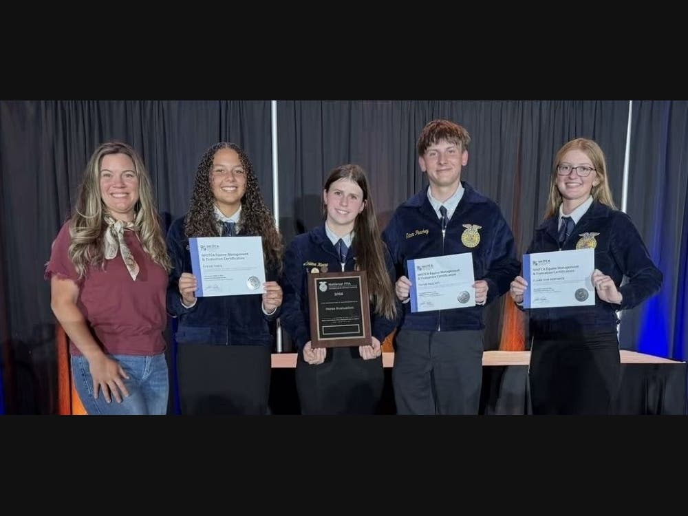 Lakewood Ranch High School FFA teacher and students