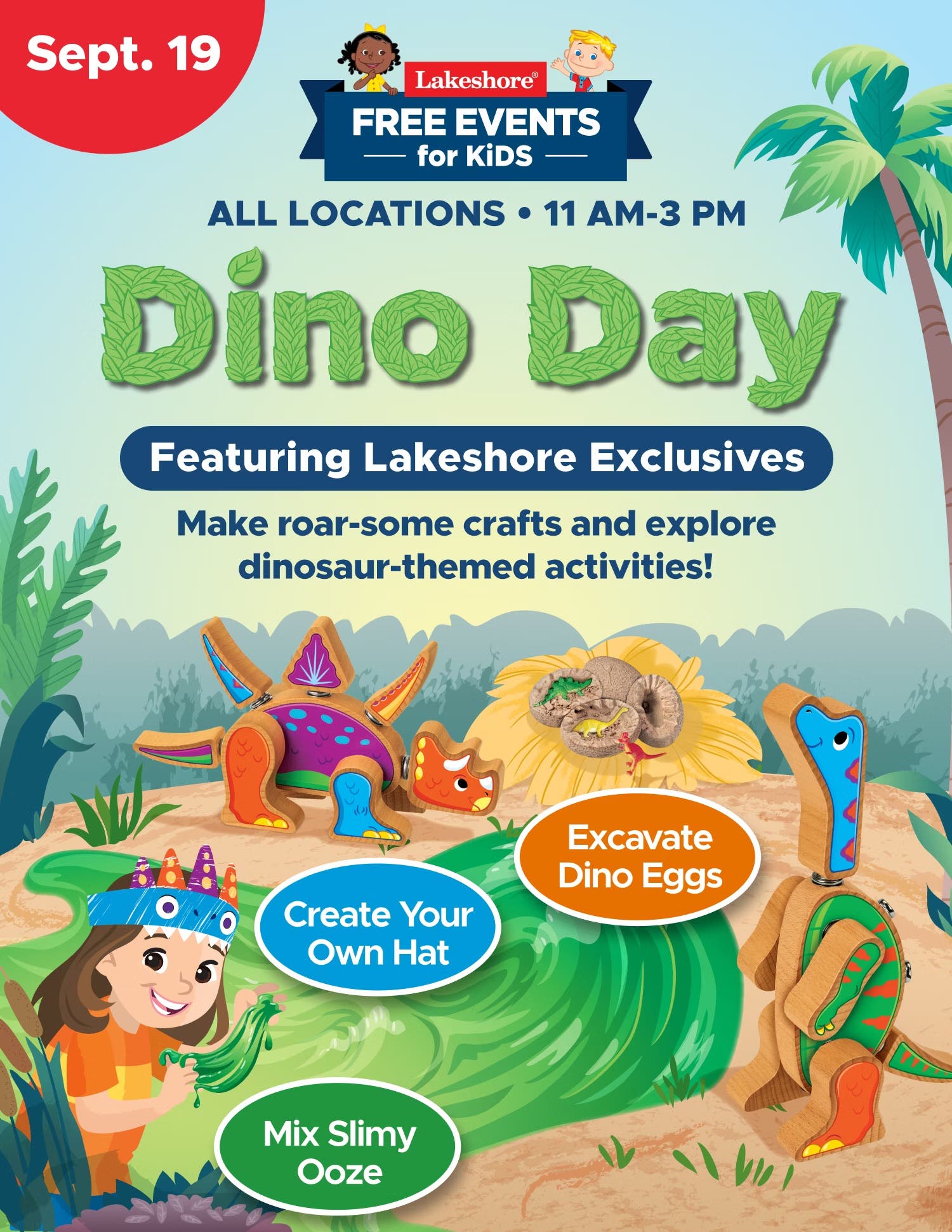 Free Events for Kids - Dino Day