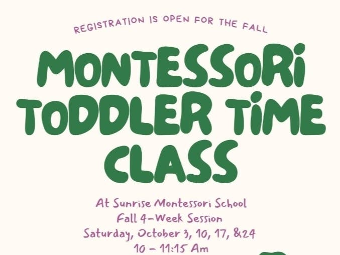 Toddler Time flyer