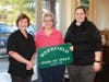 Laurie, Paula and Adriana brought the lodge sign to the group's new meeting locations