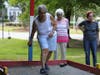 Paula is glad Bocce Tuesdays are back after being cancelled throughout 2020.