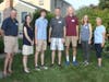 Lodge members Bernie and Paula are bookends to scholarship winners and their families.