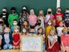 Boys & Girls Club of Wakefield members show their thanks for the pasta dinner