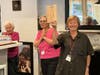 Laurie was presented with a custom cutting board as with thanks from the Lodge for hosting, cooking and for being a fabulous vice president.