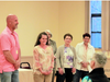 New members Emilio, Tracy, Michelle and Denise