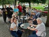 Almost everyone tried a different flavor of delicious Richardson's ice cream. 