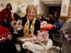Member Carolyn made tortellini ornaments for the December meeting