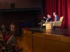 St. Luke's students asking questions during assembly