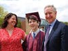 Hunter Conetta '19 with Liz Perry and Mark Davis