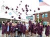 St. Luke's Class of 2019 Hat Toss take 2 with classmate Hunter Conetta