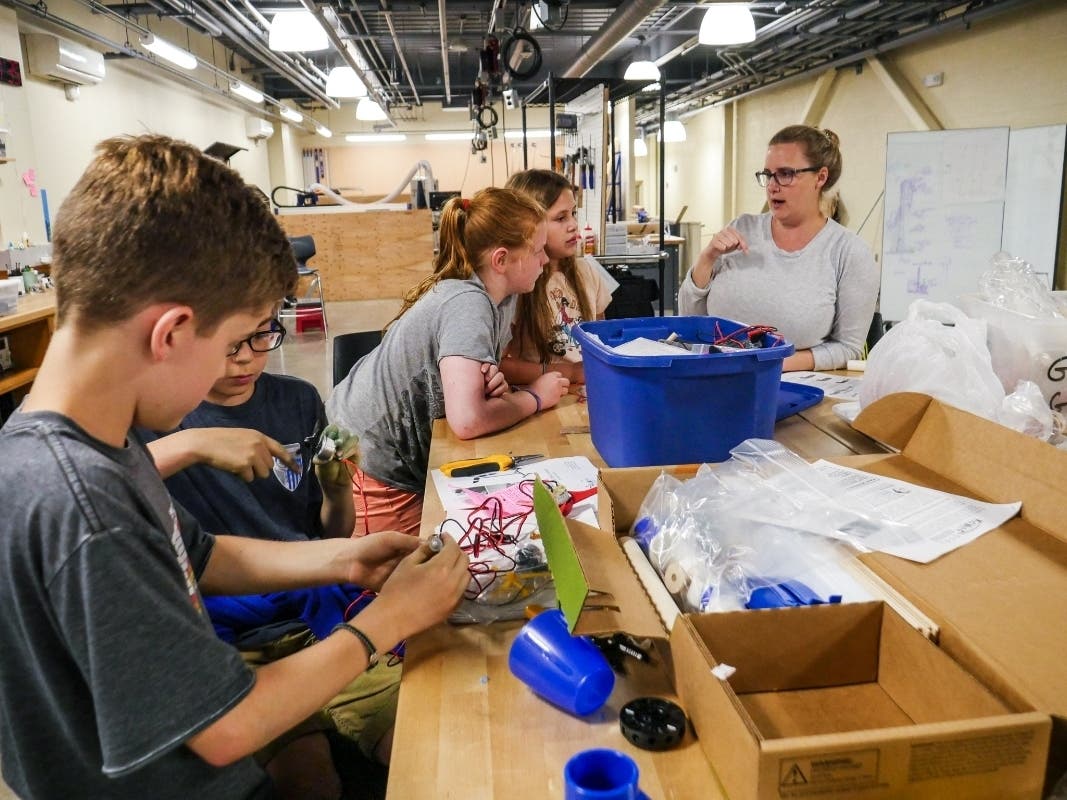 Kimberly Gerardi (pictured) and Michael Mitchell will teach the camp in St. Luke's state-of-the-art designLab