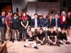 Cast and crew, L to R: Back—John Conners, Jason Peck, Aisha Memon, Susan Doran, Liz Fleischer, Emily Stute, Cam Tyler, Henry Jodka, Leila Pearson, Adrian Antonioli, Allie Vogel, Liana Seale. Front—Jack Silverman, Jack Laibe, Connor Rosow, Will Chuhta