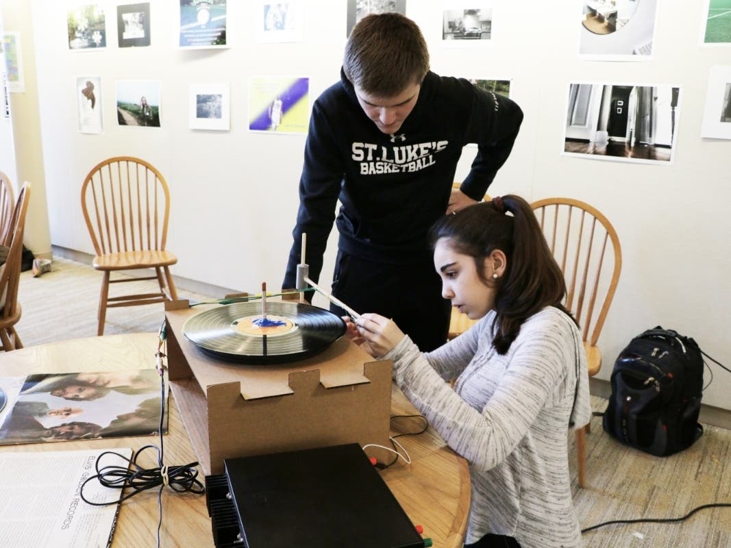 Students rely on imagination and innovation at St. Luke's two-day Hackathon.