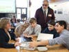 6th grade students meet with Habitat for Humanity in St. Luke's designLab.