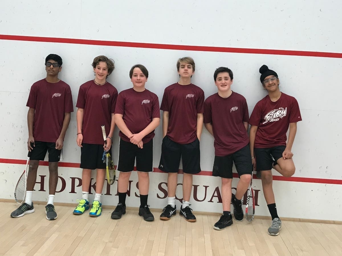 St. Luke's Middle School Boys Squash team