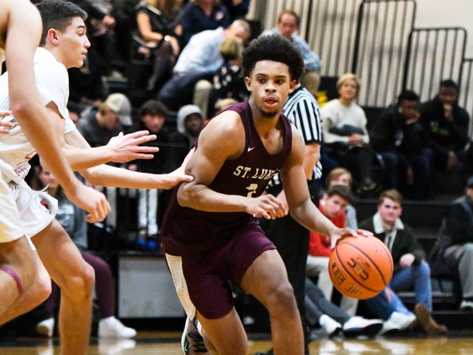 St Luke's Boys Basketball Captain Chuck Clemons '20