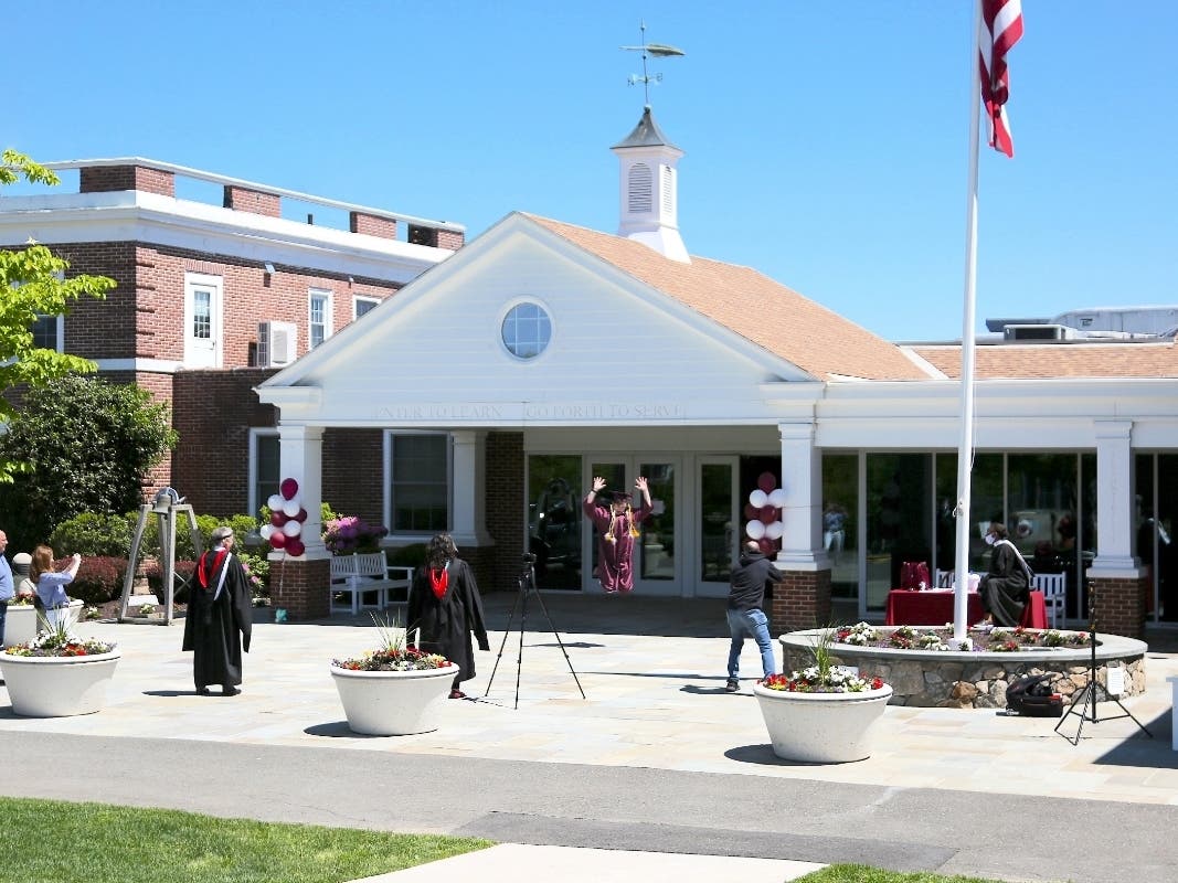 Spirits were high during St. Luke's Class of 2020 Hilltop Celebration.