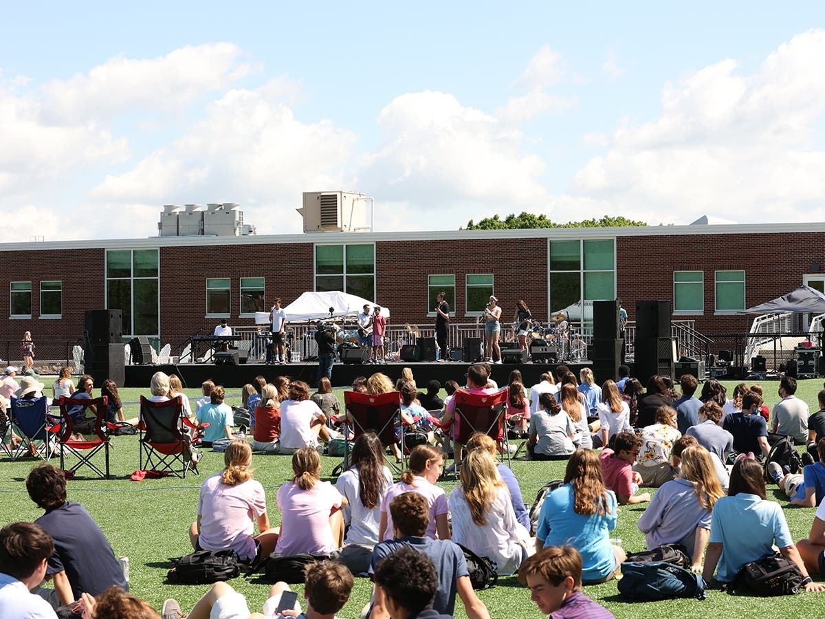 St. Luke's School reimagines its annual Blues Band Concert to be an outdoor celebration of music.