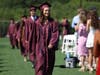 Abby Johnson of New Canaan celebrates at St. Luke’s 92nd Commencement Ceremony on June 5, 2021. 