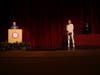 Cate Mathews '21 of Wilton—St. Luke's Valedictorian—receives the Senior Bowl Award.