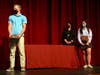 St. Luke's School presents the Head of School Award to two seniors  Danielle Nares of Norwalk (R) and Lewis Cropper of Wilton (L).