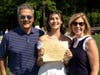 The Kubick Family of Ridgefield is all smiles at St. Luke's Eighth Grade Promotion Ceremony.