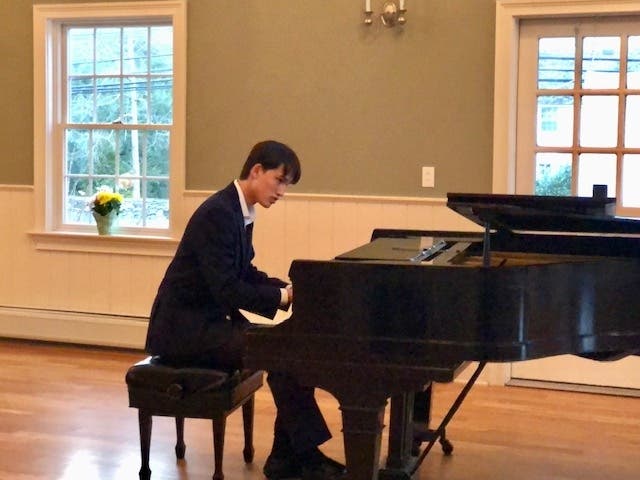 St. Luke's student, Andrew Seel '24 of New Canaan, recently won First Place in the Senior Level at the J.S. Bach Awards sponsored by the Schubert Club of Fairfield County.