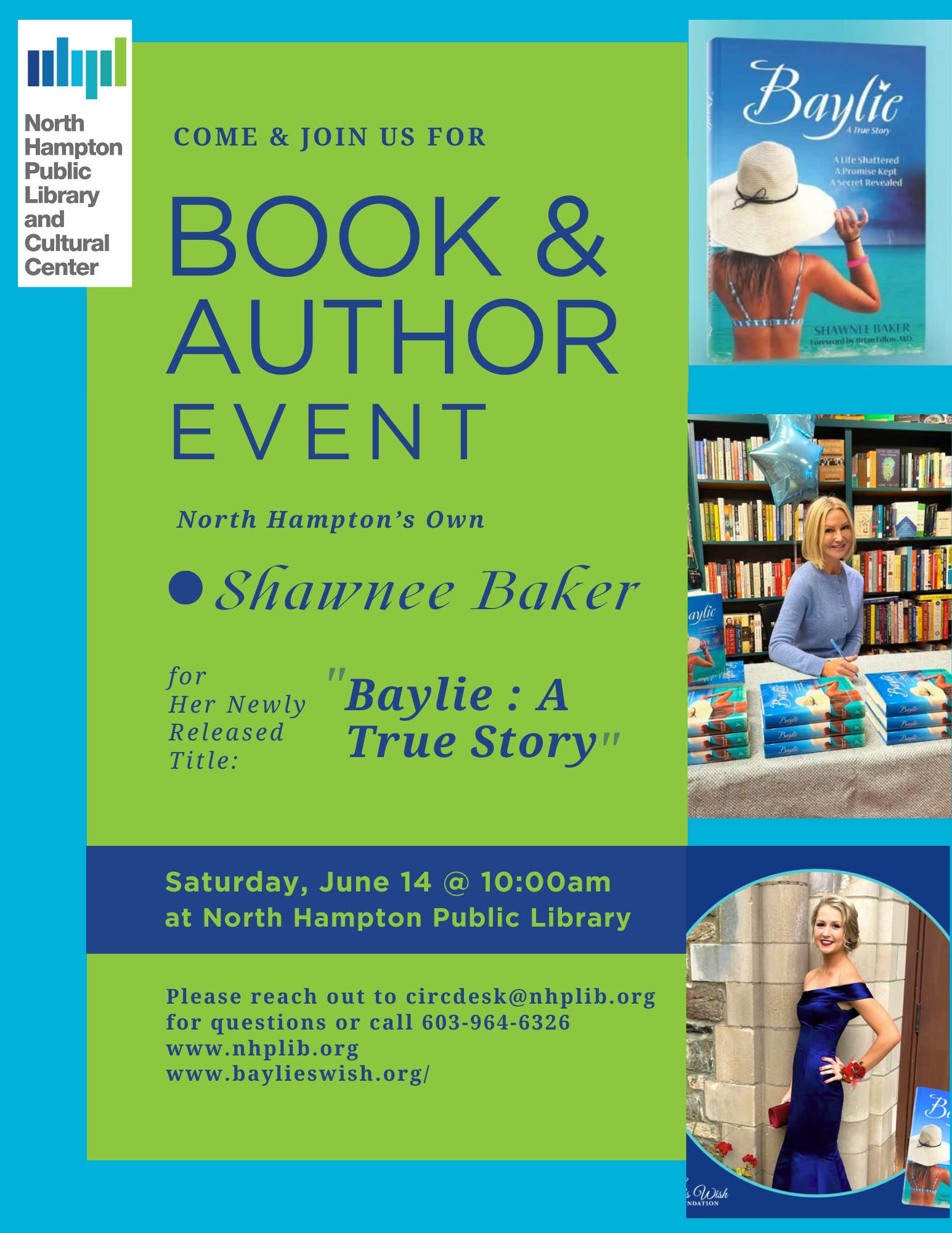  Book and Author Event : Shawnee Baker 