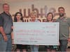 From left: Brian Kelley, co-chair of the Woburn Friends; Laura Wise, manager of fund development for VNA Care; Barbara McElhiney, member of the Woburn Friends; Tracey White, secretary of the Woburn Friends; and Marshall White of White Builders