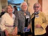 From left: Linda Haddad, member of the Worcester Area Community Cabinet; Lenny Monahan; and Janet Birbara, member of the Community Cabinet