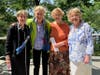 Members of VNA Care’s Worcester Area Community Cabinet include, from left: Mary Whalen, Linda Maykel, DDS, Robin Spaulding, and Linda Haddad.
