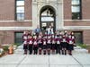Rotarians Suzanne Bowering and Jim Fitzgerald delivered dictionaries to St. Joseph's 3rd graders. 