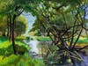 Anne-Marie De Rivera_Woodland Waters_Oil on Canvas