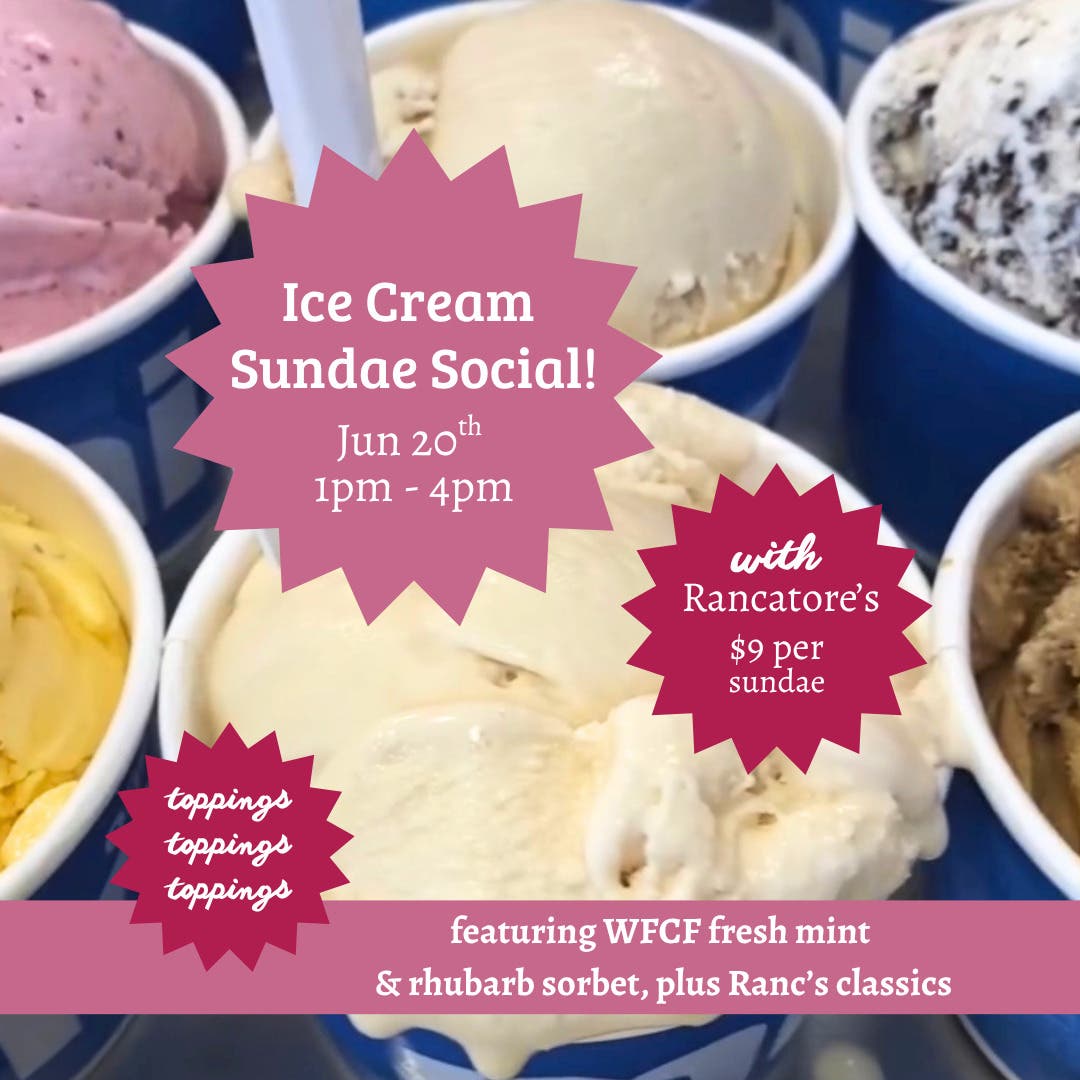 Annual Ice Cream Sundae Social