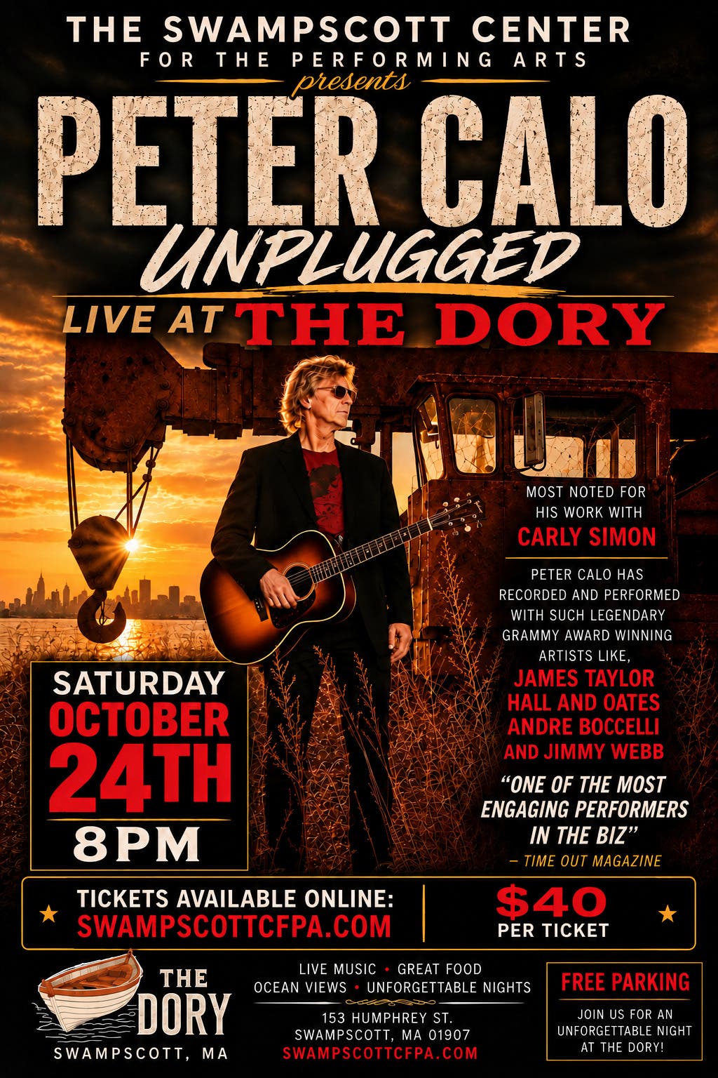 SWAMPSCOTT: Peter Calo - Guitarist to the Stars - Live at The Dory