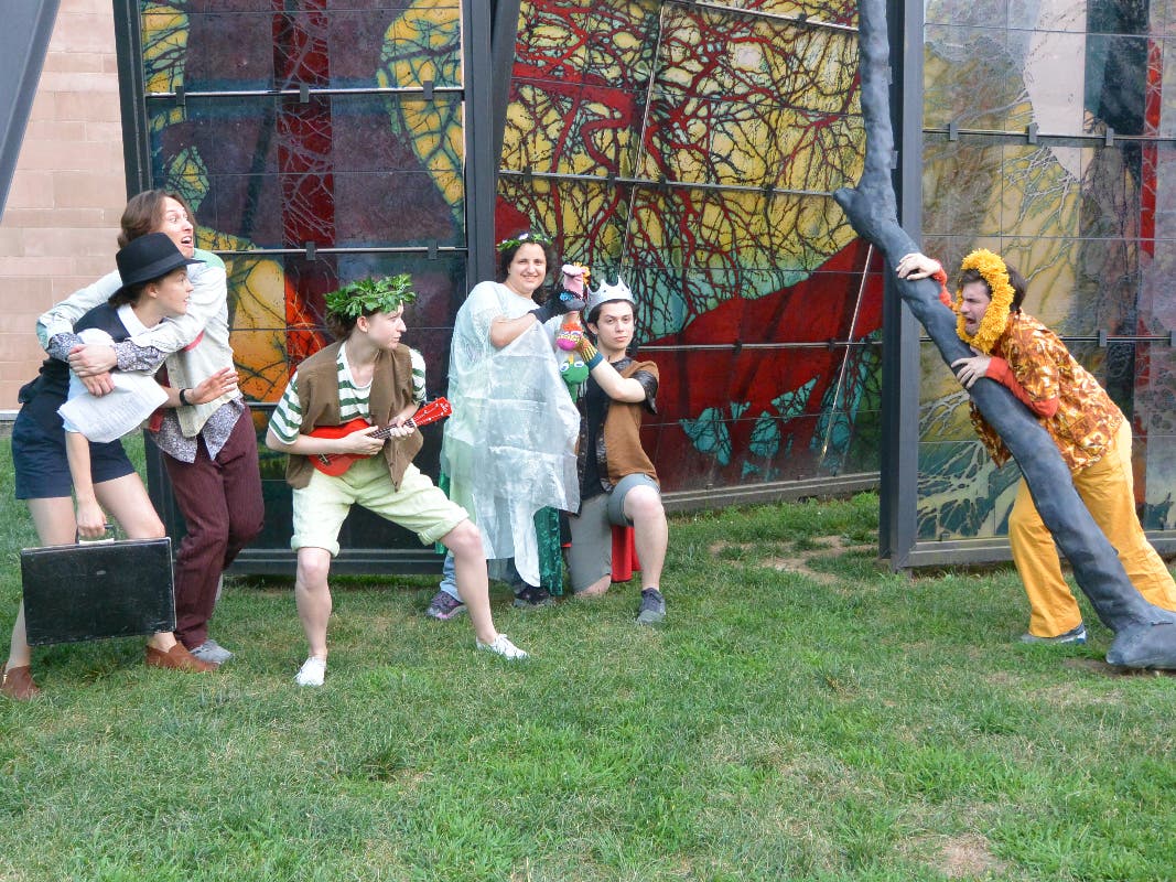 The cast of Princeton Summer Theater's "Puck's Midsummer Mischief"