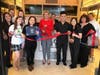 (L to R): Owner Mandy Le, Committeewoman Patricia Snell, Leo Truong & Jessica Le surrounded by family & friends