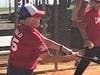 Barb Ewald's 3 for 4 paced the "Kubs in the 12-7 loss at North Shore Park on Thursday, February 9." 